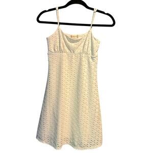 Altar'd State Size Small White Eyelet Tank Dress Pretty Femme Fairy Cottage